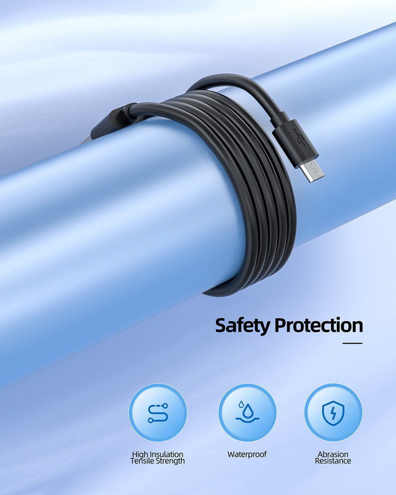 Superer Micro USB Charger Cord Cable Fit for Samsung Galaxy Tab A E,S,S2,3,4, 10.1" 7.0" 8.0" 8.4" 9.6" 9.7",SM-T580/T280/P580/T387/T377/T800/T113/T520/T900/T320/T713 Tablet Power Supply Adapter - Image 5